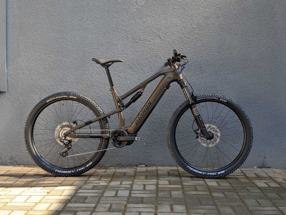 Rower elektryczny R-RAYMON Trailray 120 Pro 2025, 800Wh, DEORE DROPPER