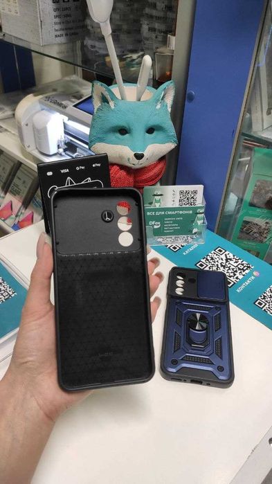 Чохол для смартфона, силіконовий, протиударний, із захистом камери, є САМОВИВІЗ, асортимент