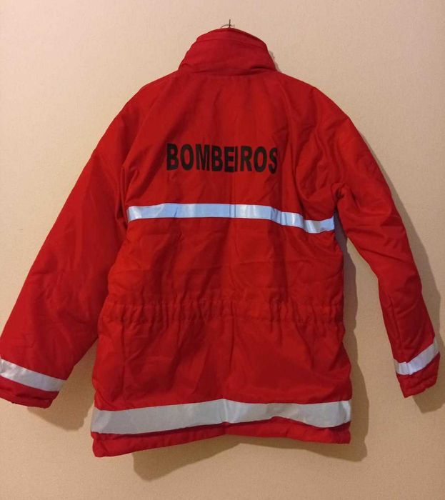 Casaco abafo Bombeiro. Blusão Tamanho L