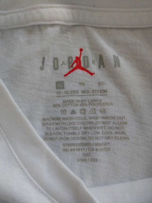 t-shirt mlodzieziwy Jordan central logo(unisex)