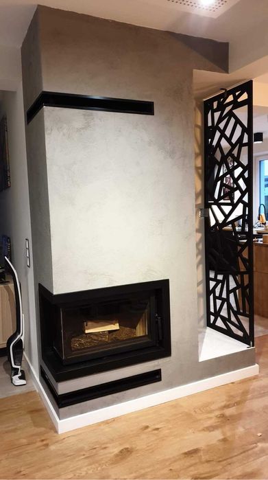 Kominek narożny – Montaż Zabudowa kominka Zamość