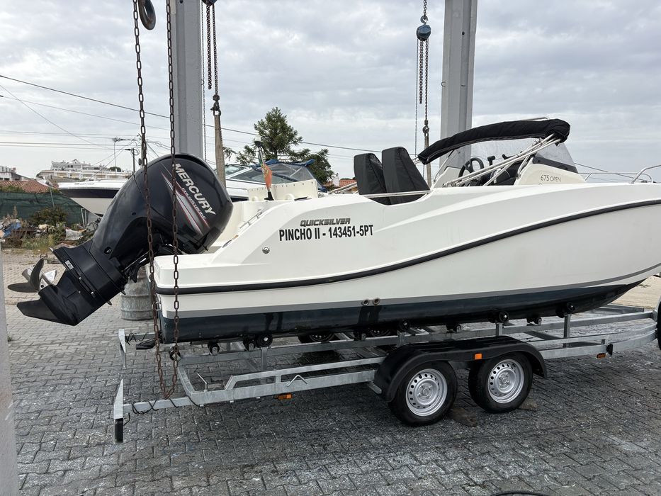 Vendo Quicksilver Open 6,75m de 2018 Mercury 150cv