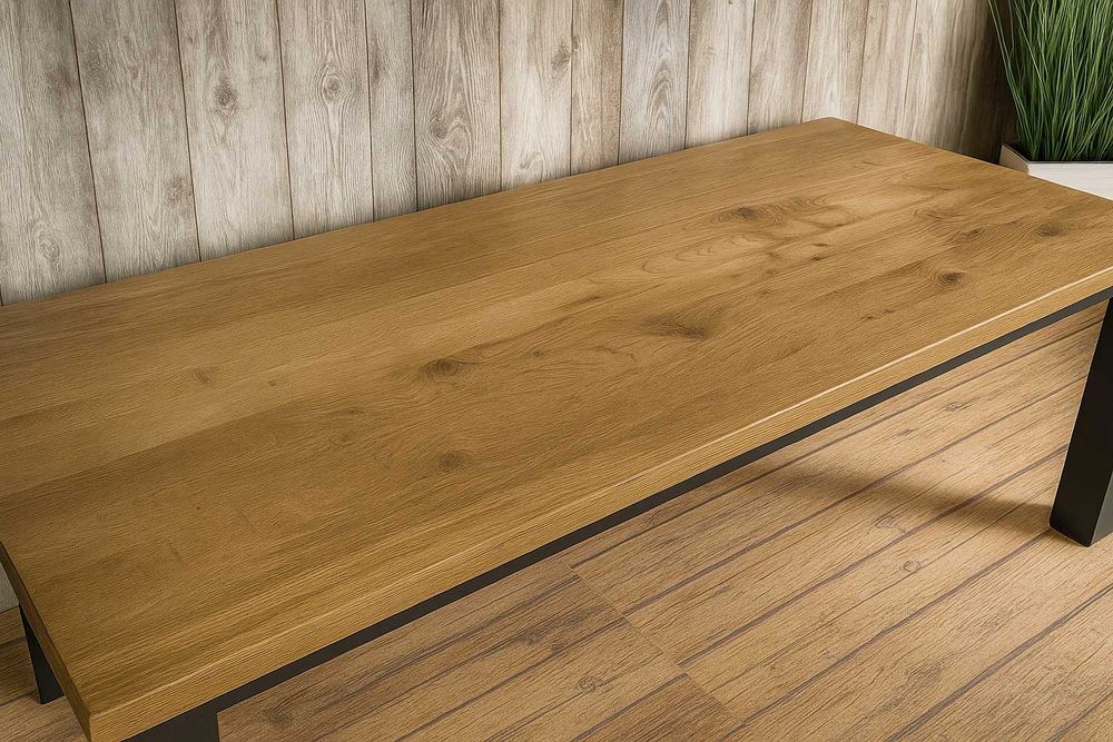 Stół Dębowy LOFT, 100% Lite Drewno DĄB, Rozkładany.