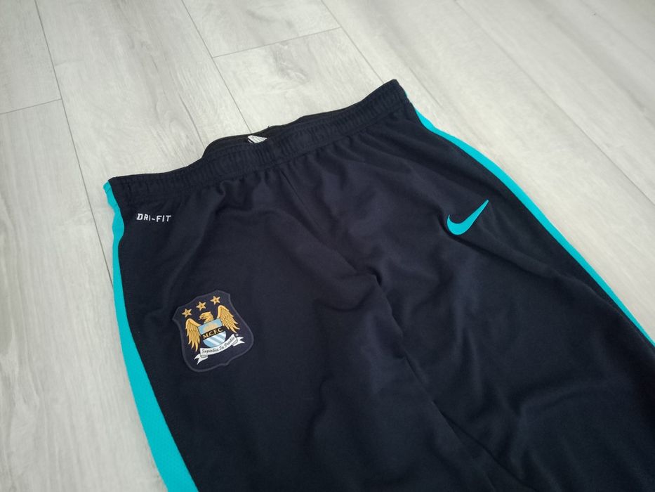 Manchester City 2015/16 Nike spodnie piłkarskie treningowe dresowe
