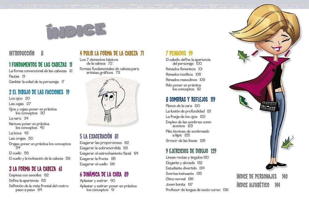 Dibujar caricaturas. Caras y expresiones - Christopher Hart