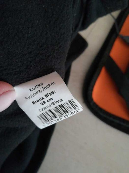 Puchowa kurtka dla małego psa lub kota