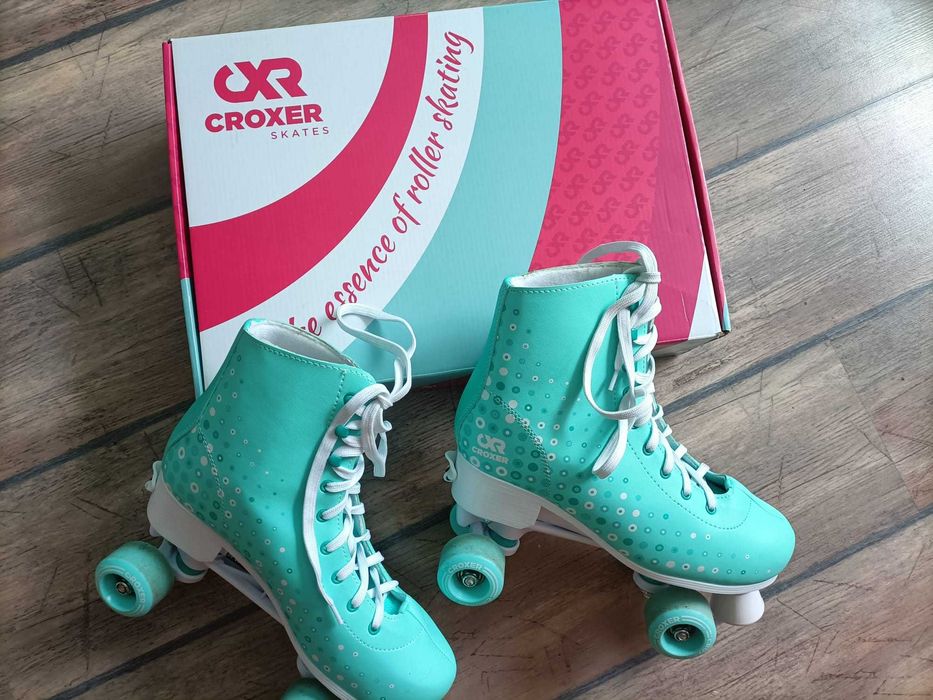 Wrotki rekreacyjne Croxer Eysa White-Mint (biało – miętowe) regulowane