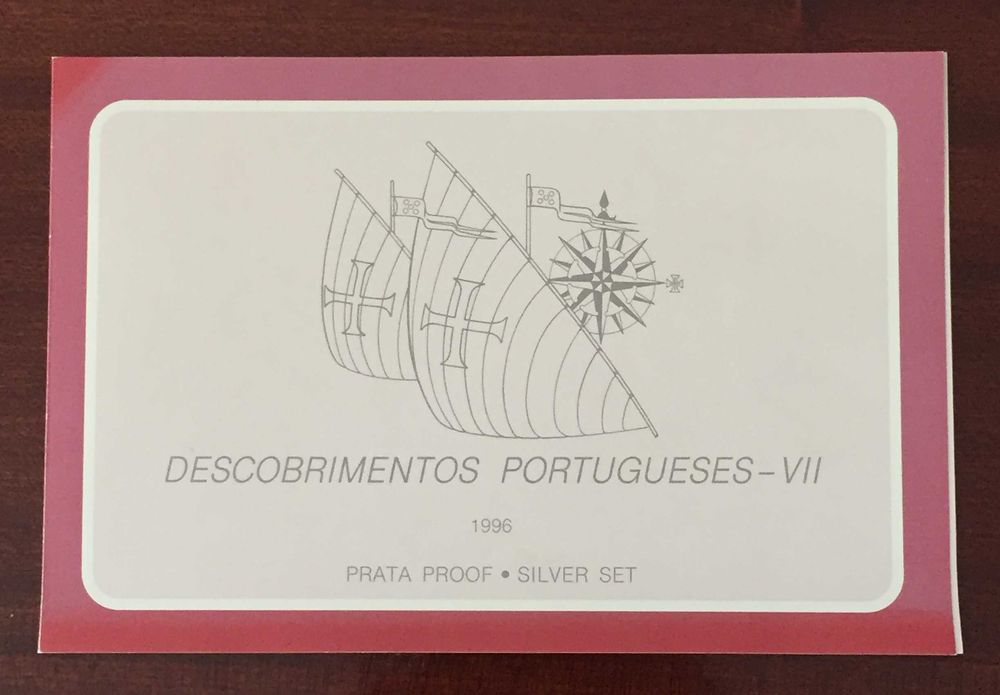 Descobrimentos Portugueses PROOF, Série VII,estojo+certificado da INCM