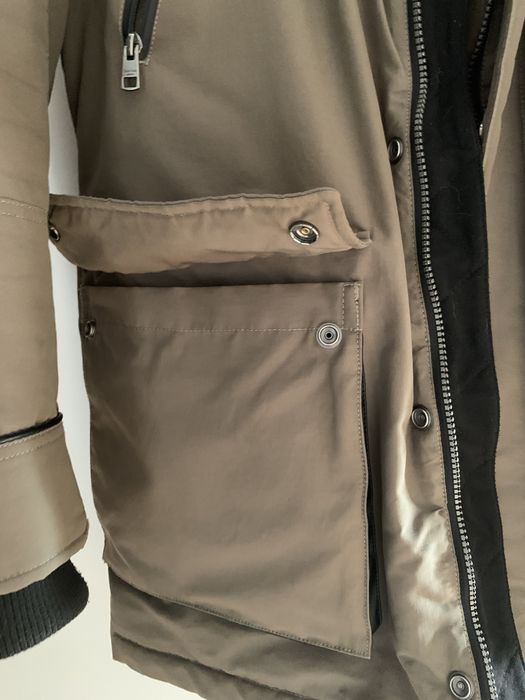 Kurka zimowa parka Calvin Klein khaki rozm M super stan