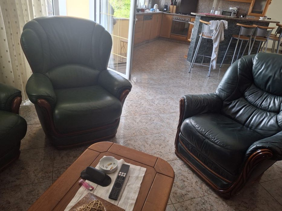 Sofas em couro como novos