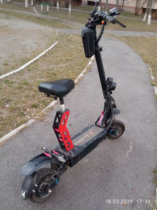 Электосамокат ZonDoo zo01 52v (tecros s01) 2.4квт 28амп.часов акум