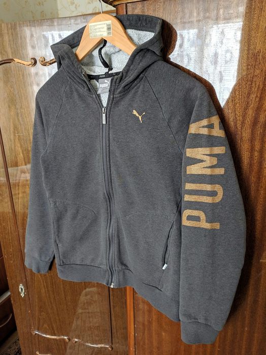 Толстовка жіноча PUMA оригінал XS худі кофта з капюшоном
