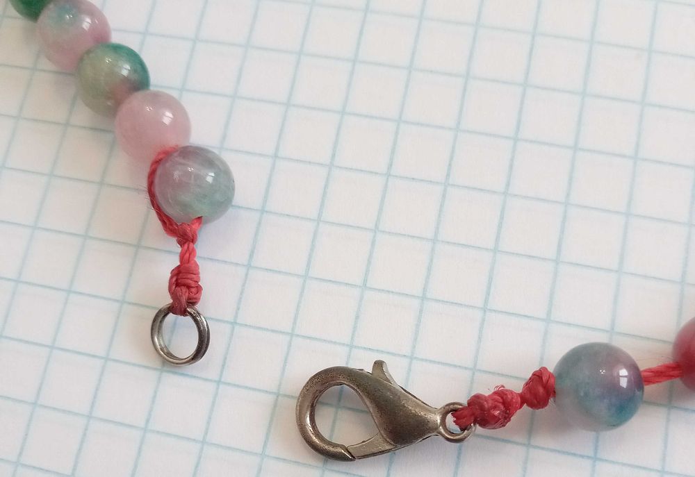 Цікаві буси намисто, натуральні камені, вінтаж