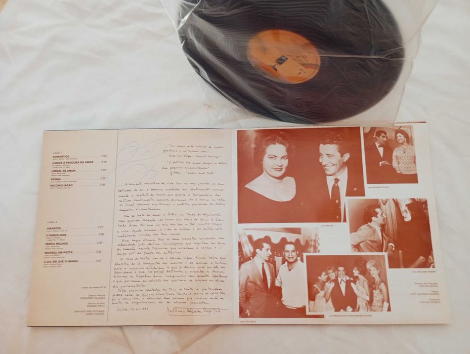 Tony de Matos  AUTOGRAFADO Disco de Vinil