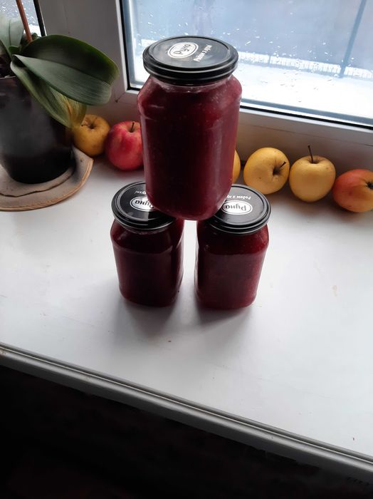 Малина свіжоперетерта цукром НЕ варення НЕ консервована Домашня