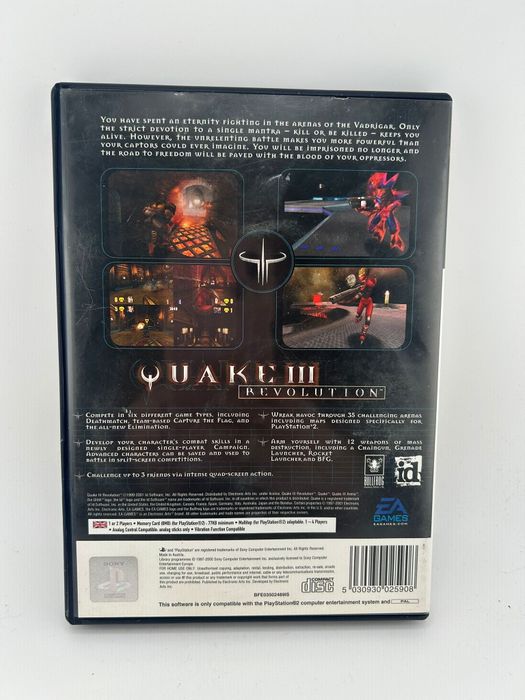 Quake III Revolution 3xA Ps2 nr 4239
