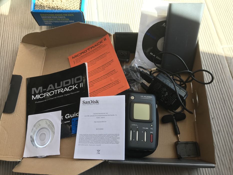 Gravador digital M-audio Microtrack 2 24 bits