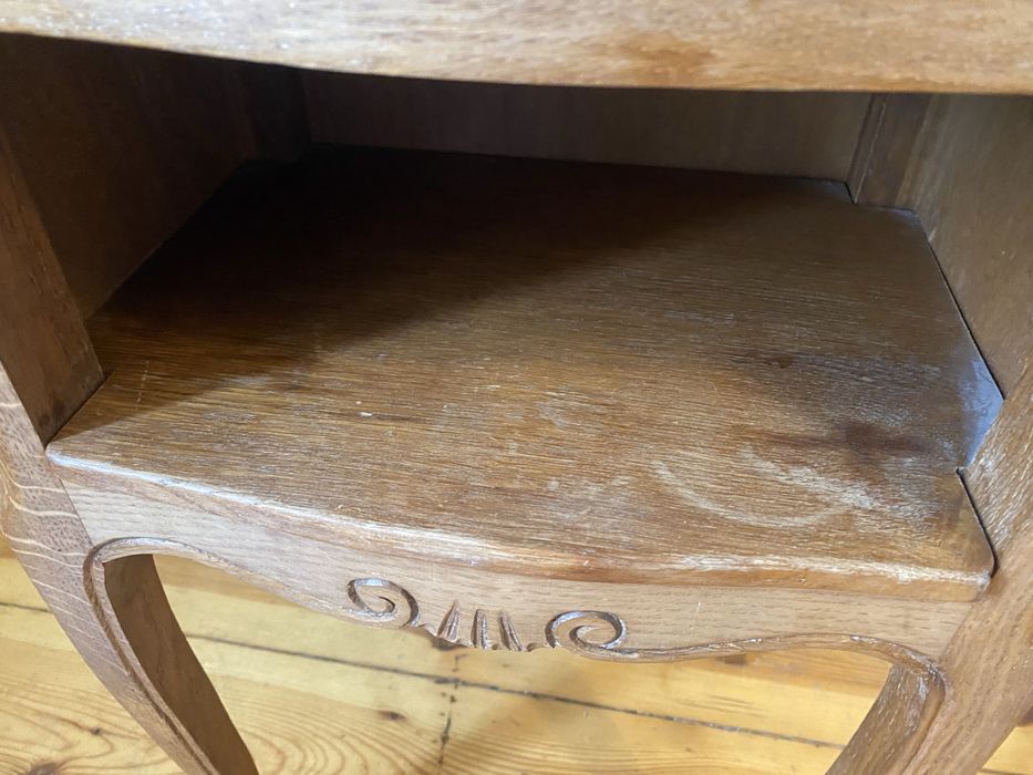 Konsolka dębowa używana