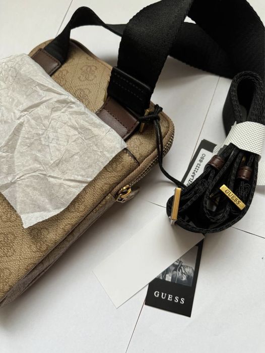 Нова чоловіча сумка  Guess Vezzola Smart Crossbody Flat