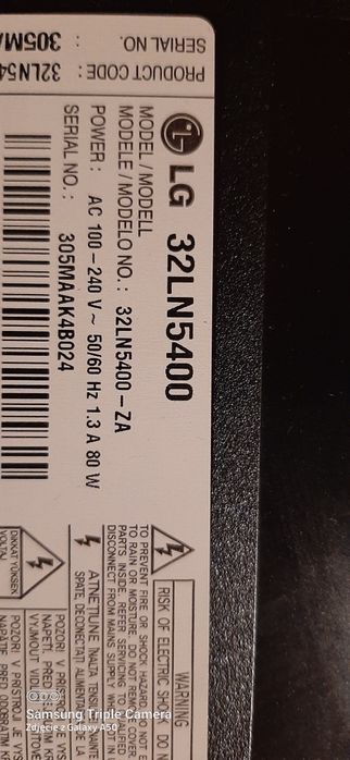 Telewizor LG 32 LN 5400