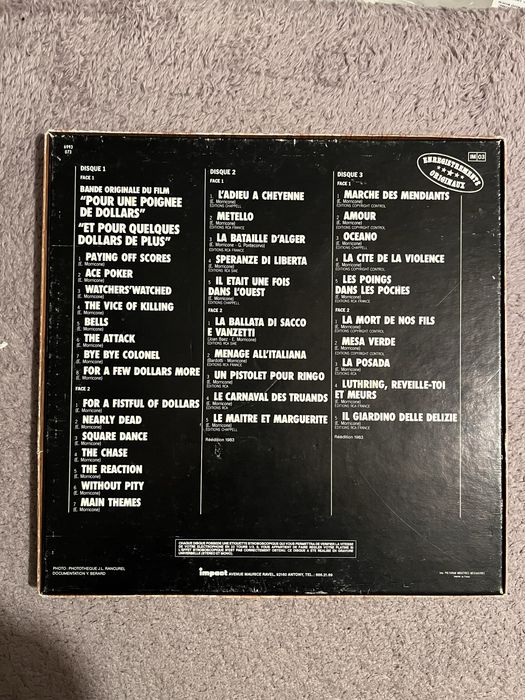 Ennio Morricone BOX 3 x LP winyl