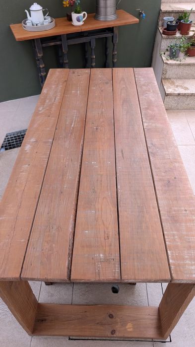 Mesa madeira rústica. OPORTUNIDADE!