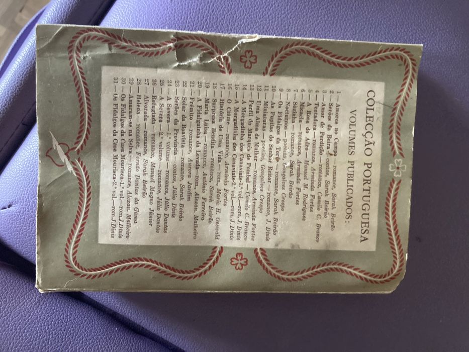 Rosa do Adro livro vintage
