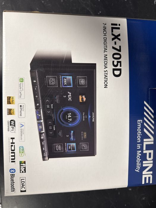 Alpine iLX-705D iLX 705D radio samochodowe carplay nowe