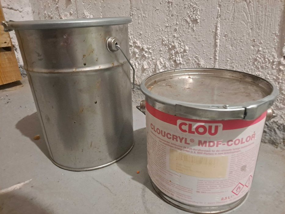 Lakier do drewna Cloucryl MDF-Colour RAL 9005 op. 2,5l + utwardzacz 5l
