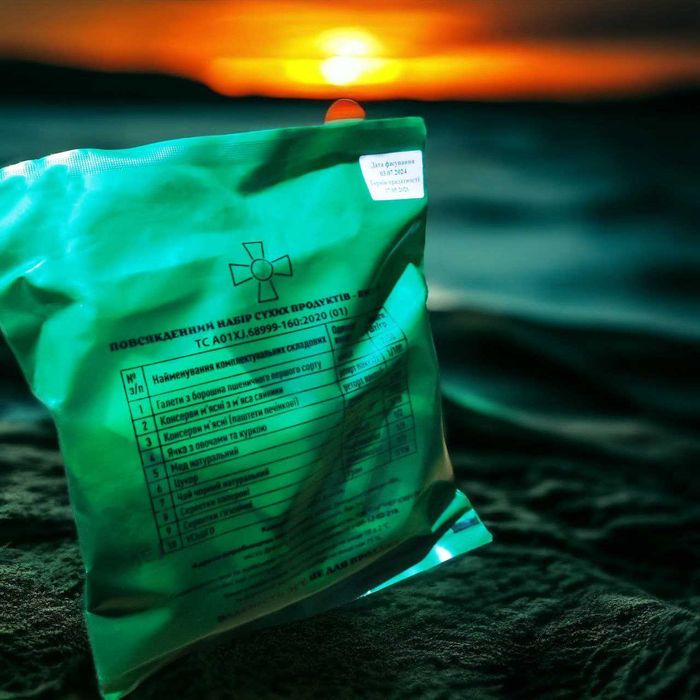 Украинский сухой паек /повсякденний український пайок ИРП пайок