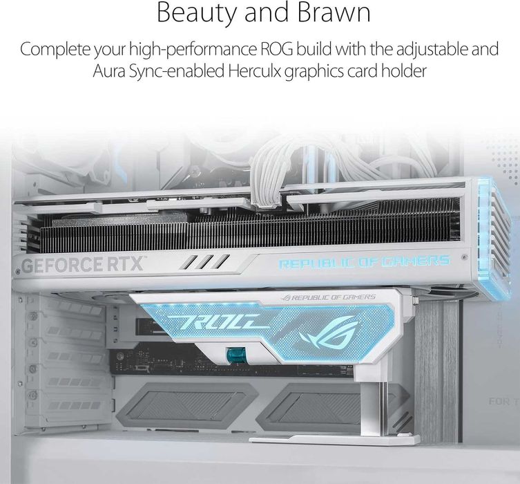 ASUS ROG Herculx Graphics Card Holder White Edition 2шт. NEW!