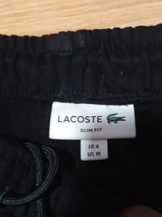 Calça fato de treino preto lacoste tamanho M original