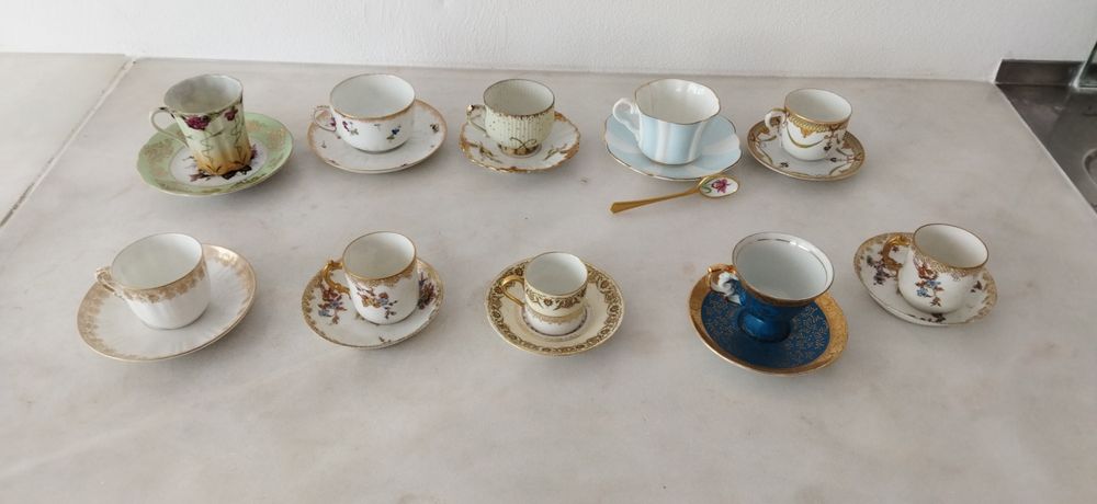 Chavenas porcelana antigas