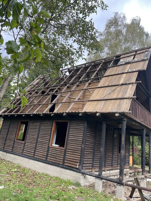 rozbiorka domków drewnianych