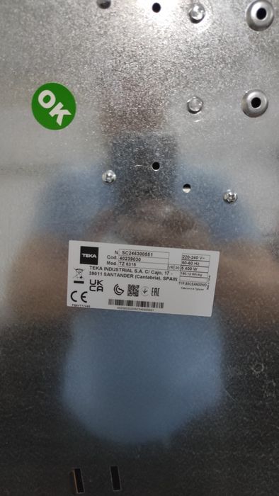 Placa vitrocerâmica TEKA