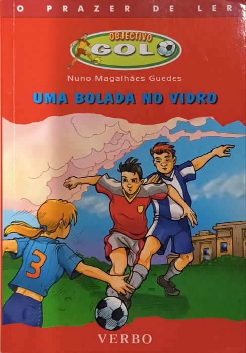 Livro juvenil 'Objetivo Golo - Uma bolada no vidro'