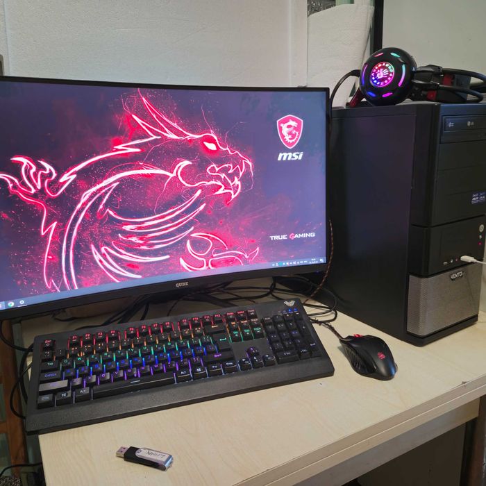 Игровой пк i7 gtx 1060 ram 10 gb ssd 320 gb  (возможно с монитором 75 гц )