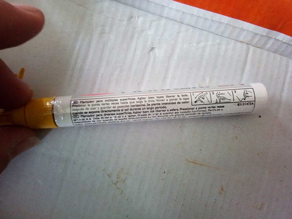 Marcador de pintura para superfícies, NOVO!