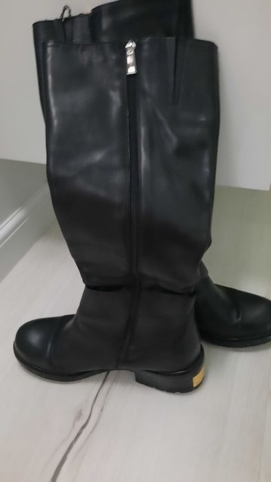 Kozaki długie skóra naturalna r.39