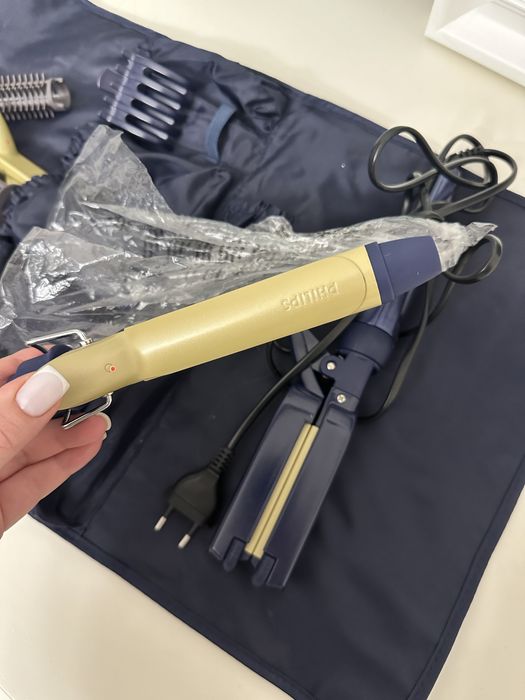 Плойка утюжок для волос набор 10в1 щипцы локон