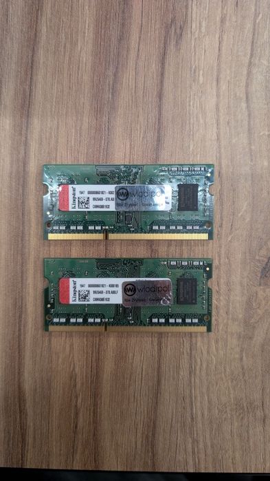 Pamięć RAM DDR3 8GB (2x 4gb) do laptopa sprawne
