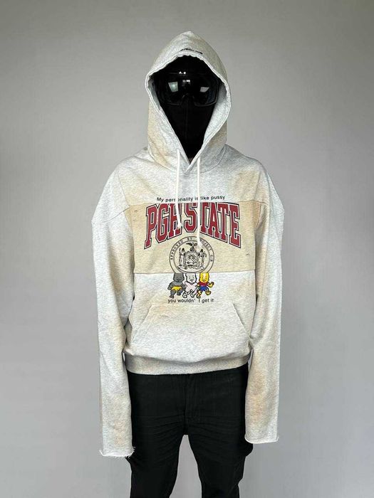 Project GR Grailz худі худи серая кофта сіра distressed opium y2k S M