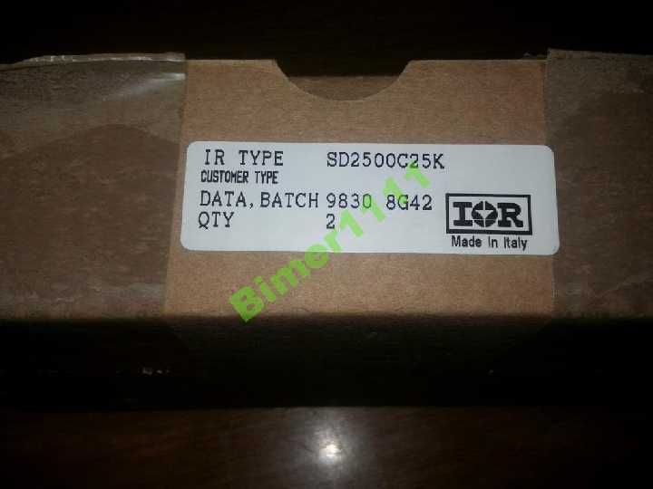 Выпрямительный диод SD2500C25K IOR
