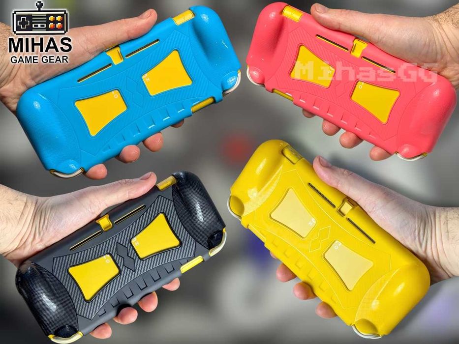 Nintendo Switch Lite: чохол-бампер, накладки на джойстики Набір — 2в1