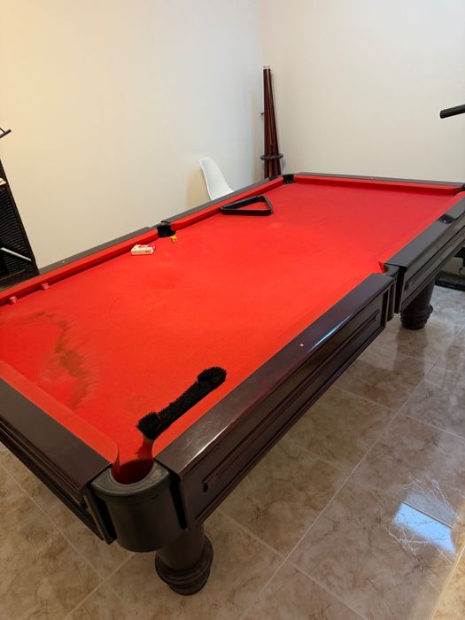 Mesa Snooker Vermelha