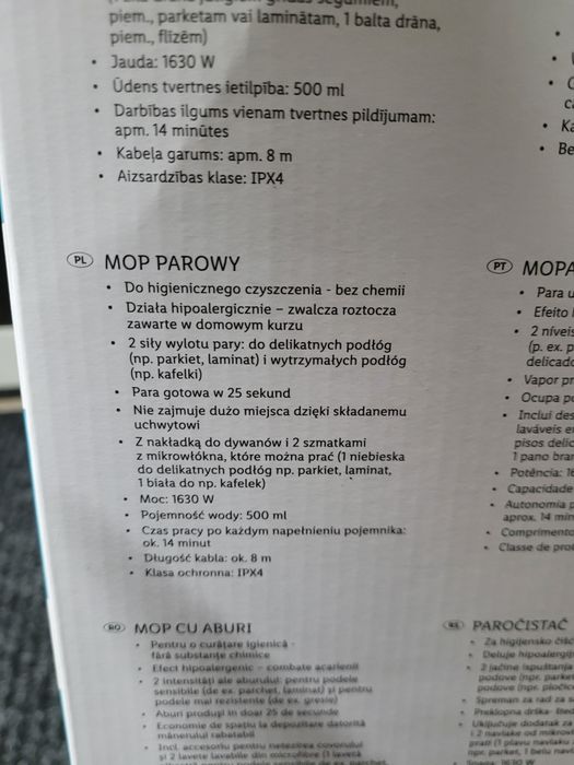 Mop parowy SilverCrest