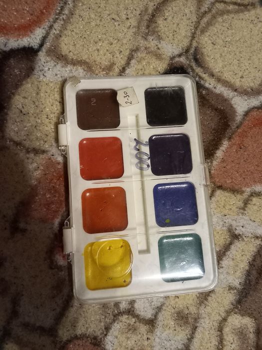 Фарби акварель нові бу