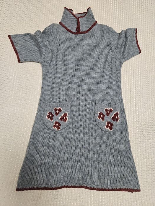 Vestido de malha 10-11 anos