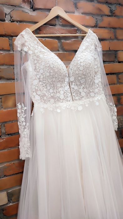 Suknia ślubna Plus Size roz. 46-52