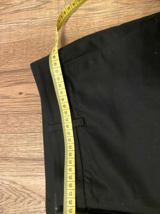 Czarne, eleganckie damskie spodnie, rozmiar L (12)